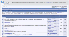 Desktop Screenshot of forum.politics.be