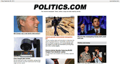 Desktop Screenshot of politics.com
