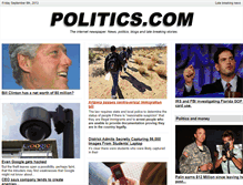 Tablet Screenshot of politics.com